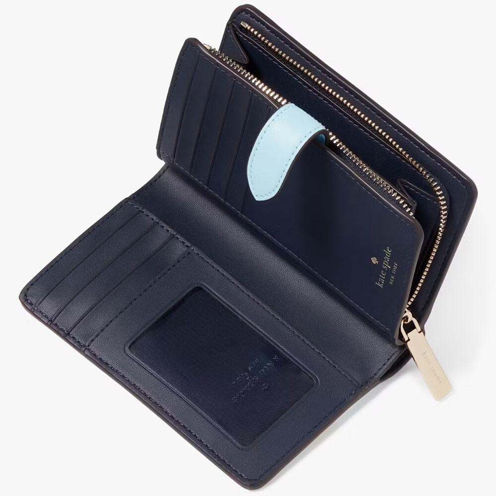 NWT💃Kate Spade Grand Slam Medium Compact Bifold Wallet - Picture 2 of 6